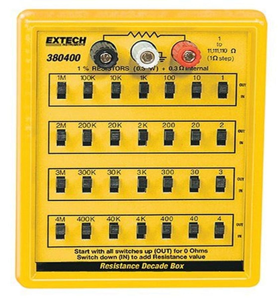 Resistor Decade Box for Automotive Circuit Testing Radio Checking Sensor Gauge
