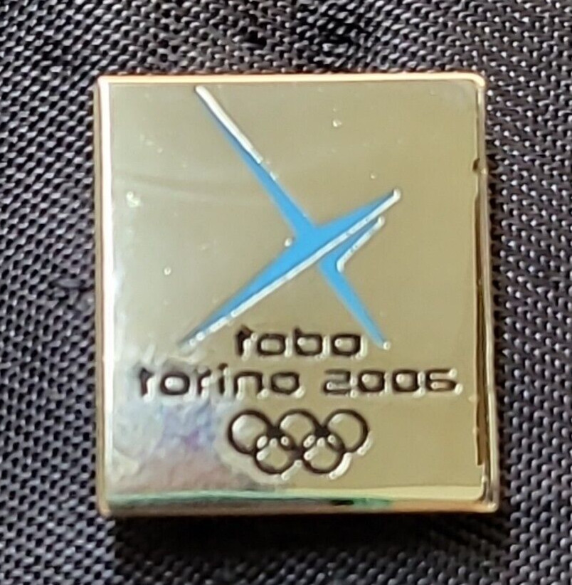 2006 TORINO LOGO SILVER OLYMPIC PIN