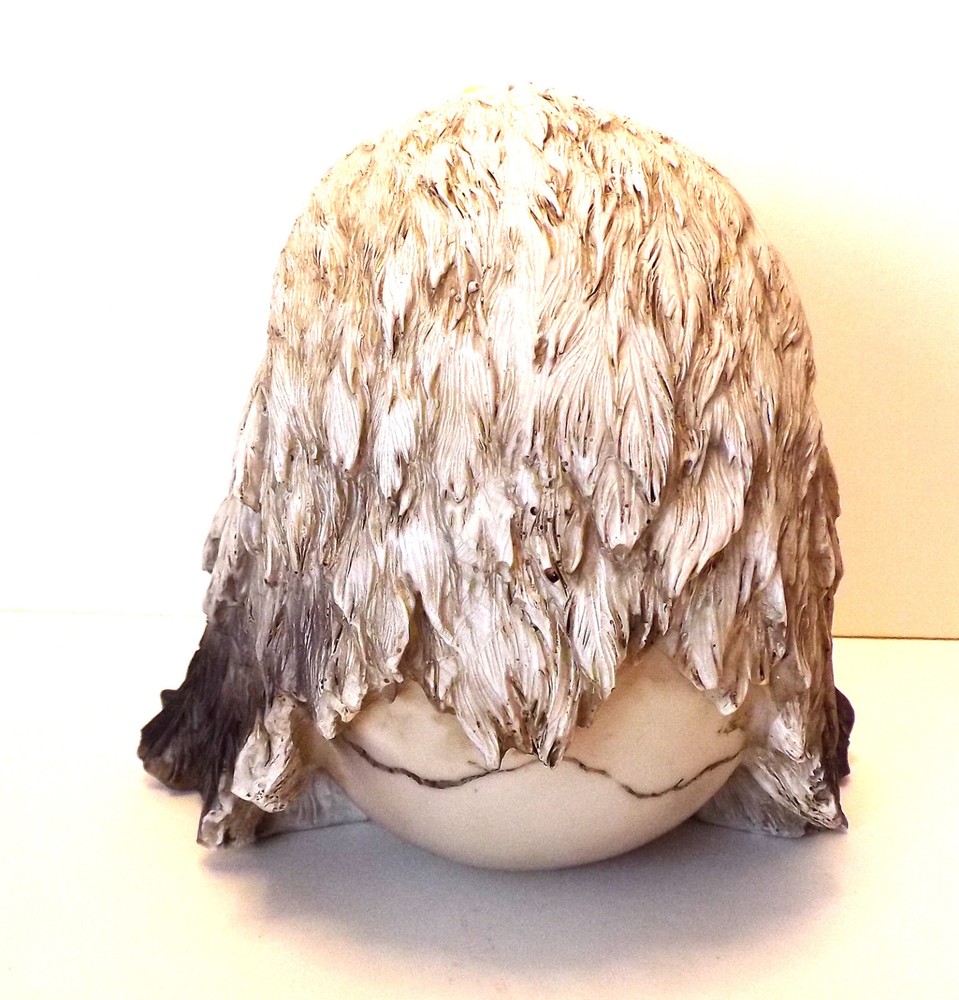 Skull with Eagle Hat Figurine Statue Skeleton Halloween