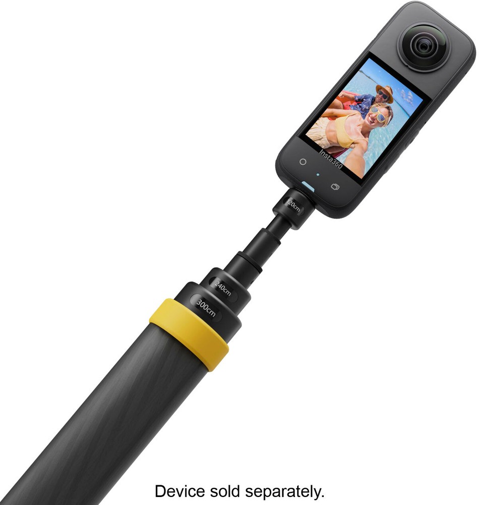 Insta360 - Extended Edition Selfie Stick - Black