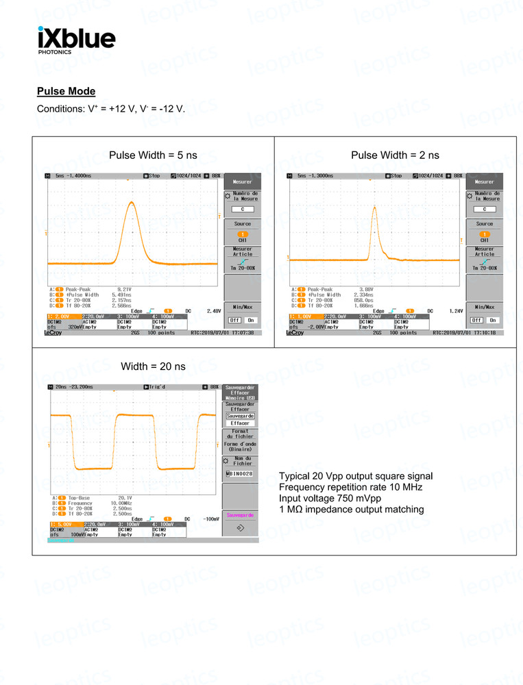 iXblue Non-inverting VErsatile RF Amplifier Module 750 MHz DR-VE-0.5-MO