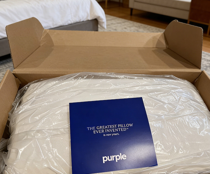Purple Harmony Pillow Standard Medium (Open Box)