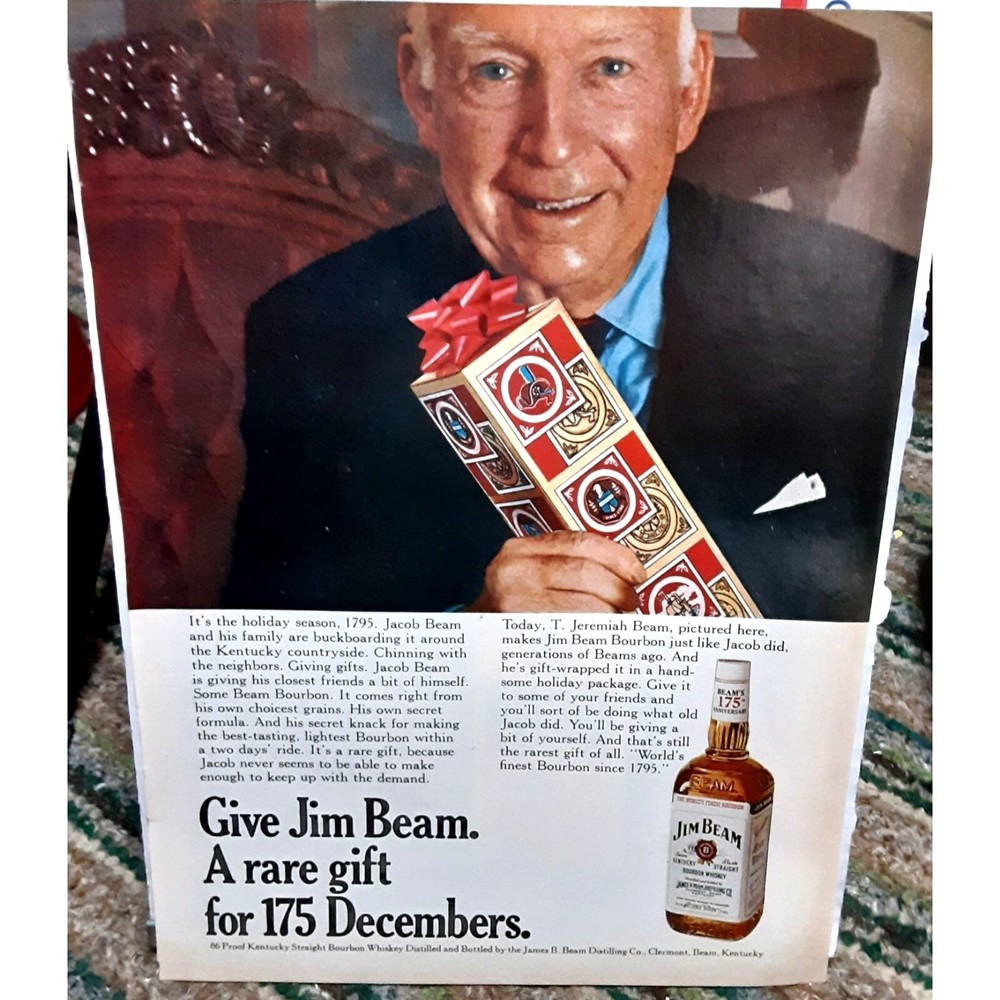 Kool Cigarette Ad Jim Beam Ad1969 Original Print Ad