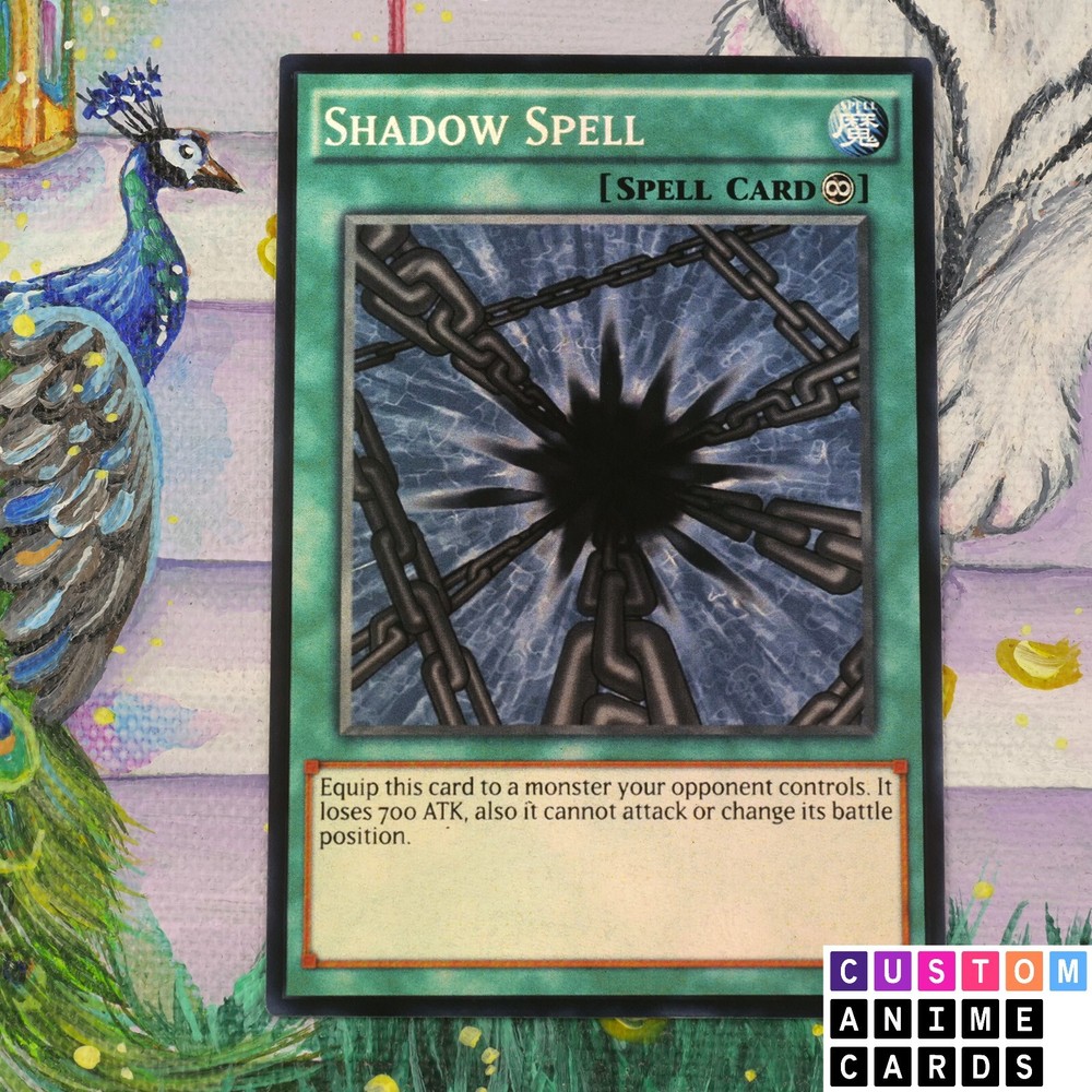 Shadow Spell ANIME EFFECT HOLO card