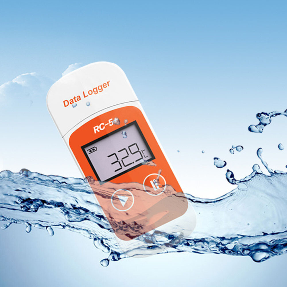 Digital Temperature Logger Generates PDF Reports Transportation Data Logger Tool