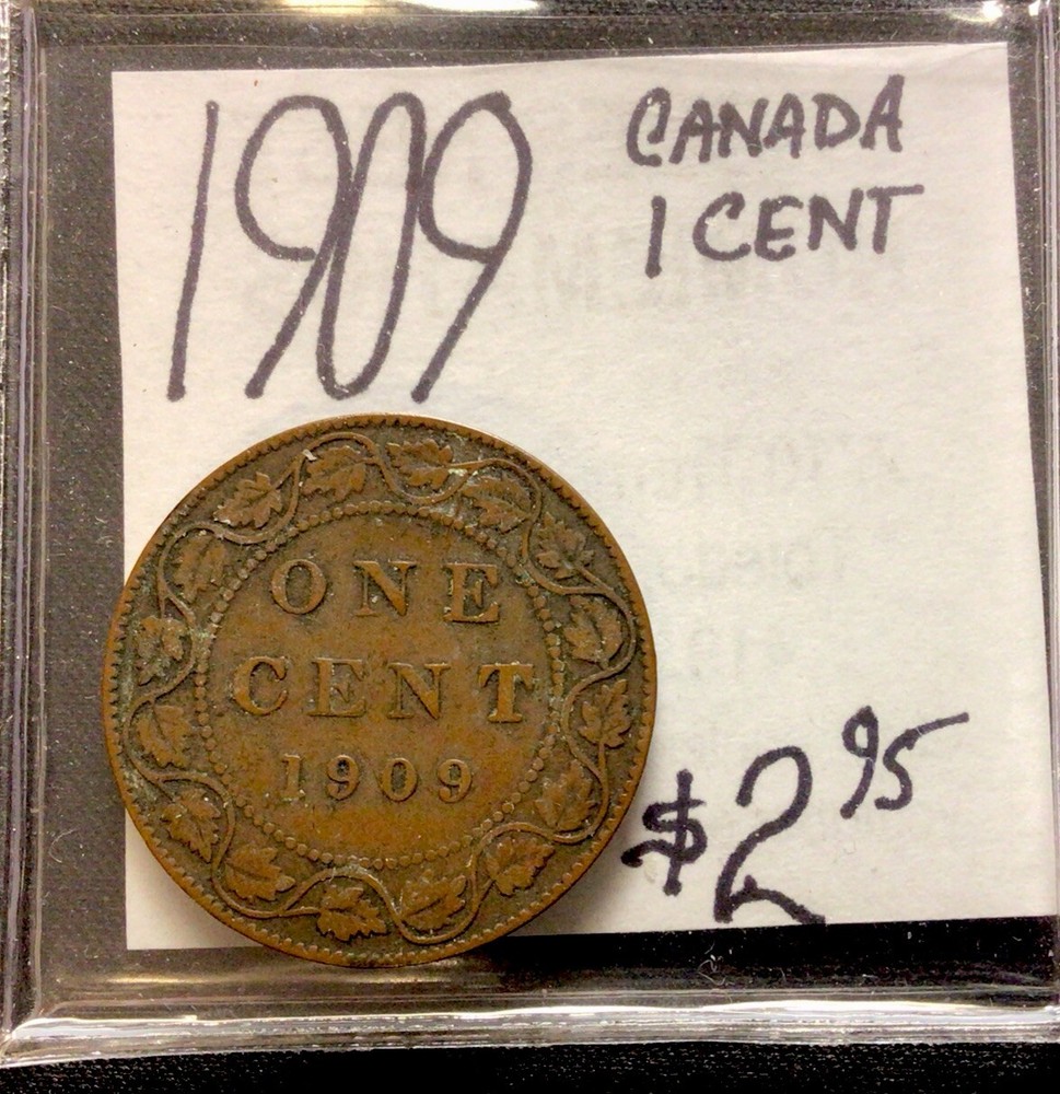 1909 Canada Large 1 Cent! ENN Coins