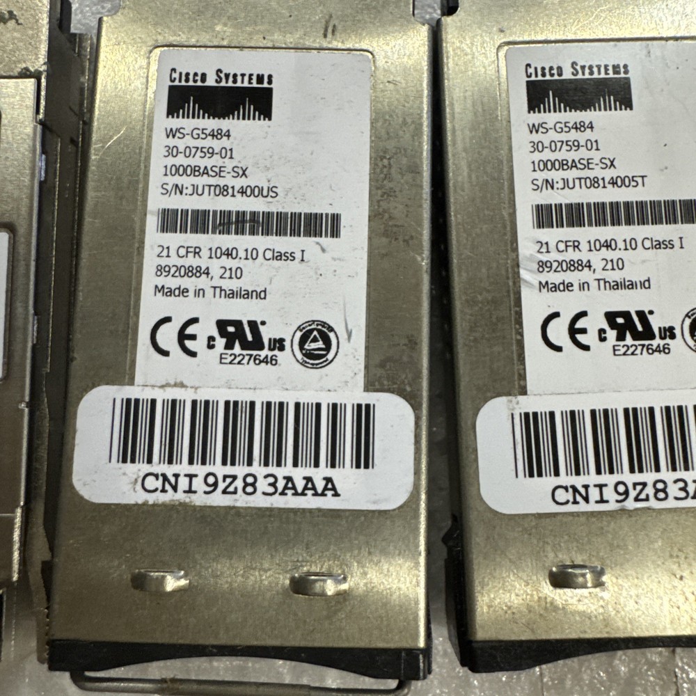 Lot of 16 Cisco & Oracle Transceiver Modules Bin7