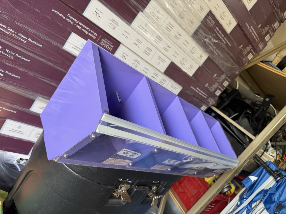 store display shelf container wall mounting clear front open Hanging Container