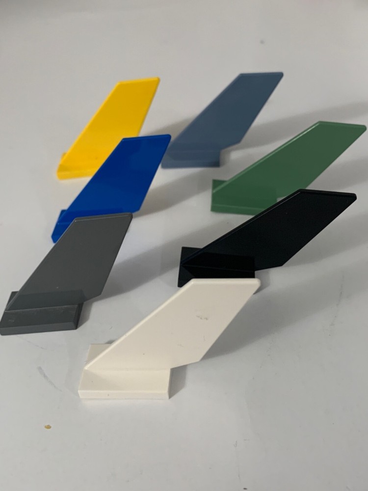 LEGO Part 6239 (2pcs) Plane Tail Shuttle Choose Color