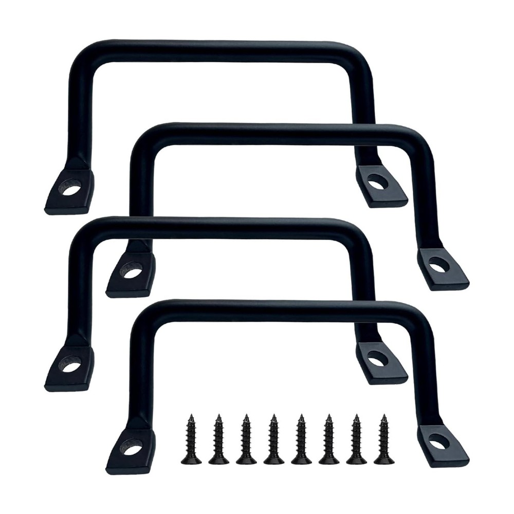 4 Pcs Tableware Tray Handles, Cutting Board Cabinet Hardware Pull for Trays, ...