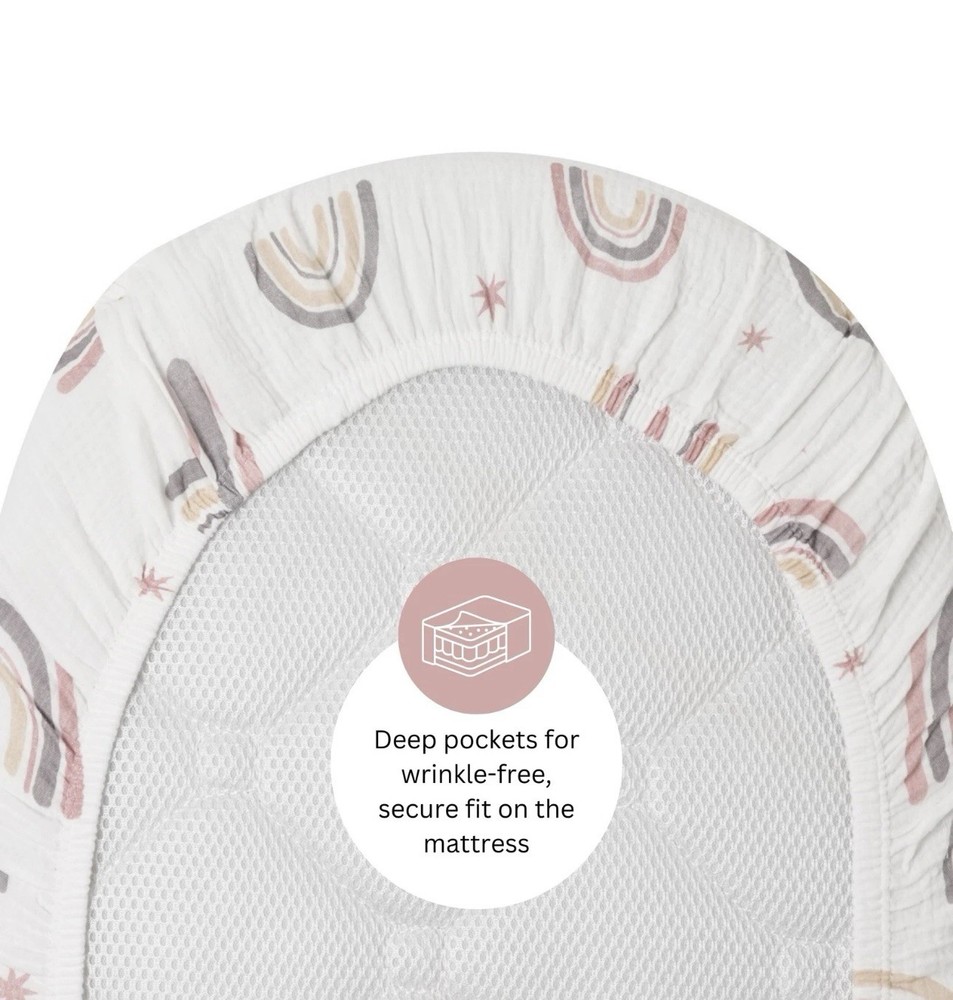 TansyPanda 3 Piece Bassinet Sheets