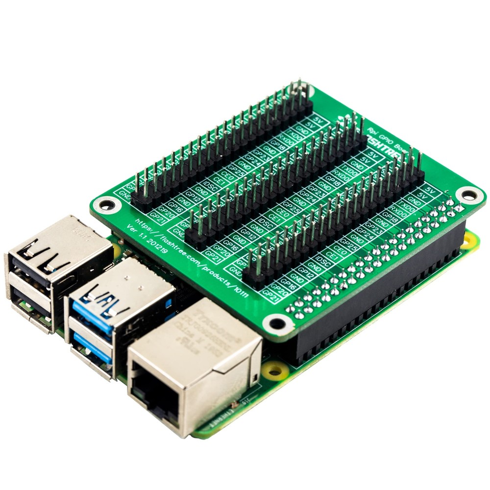 RPi GPIO Extension Module Breakout Board Compatible with Raspberry Pi 3/2 Pi ...