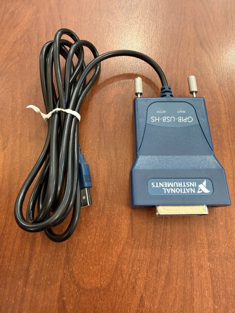 National Instruments GPIB-USB-HS Interface Controller GPIB Cable NEW