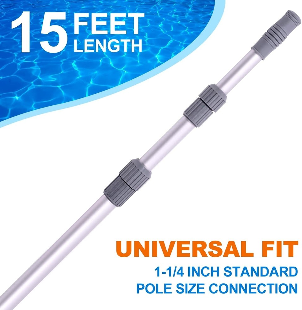 Extendable Swimming Pool Cleaning Pole
