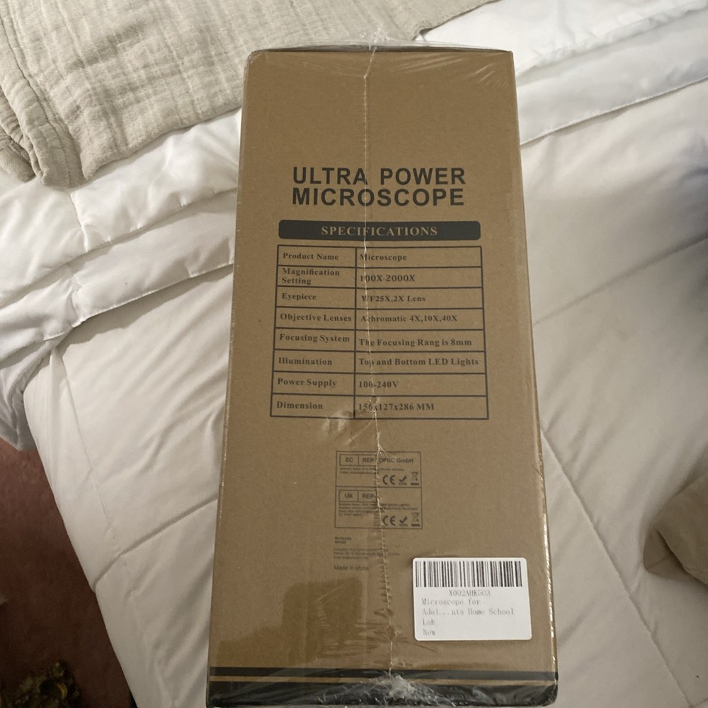 Microscope for Adults Kids, 100X-2000X BEBANG Compound Microscope with