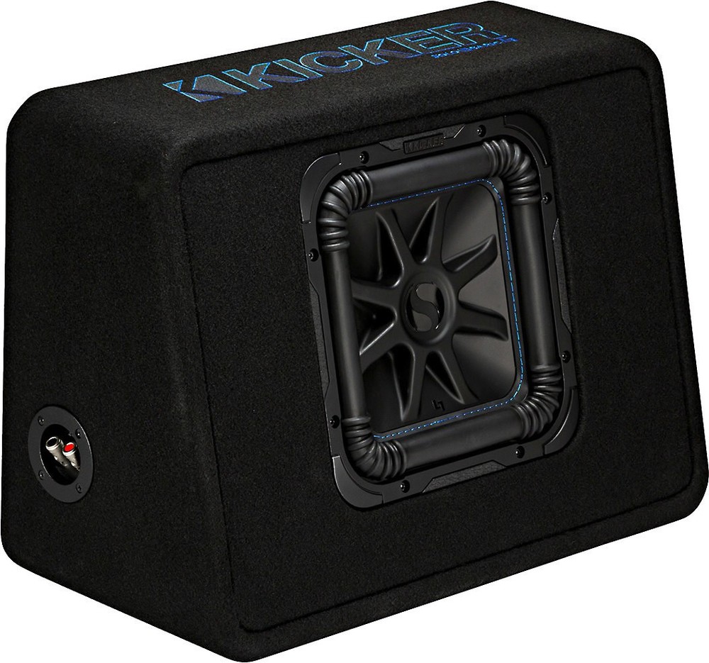 Kicker 44TL7S102 Single 10" Ported Loaded Enclosure