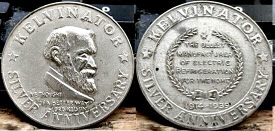 1939 KELVINATOR SILVER ANNIVERSARY SO CALLED DOLLAR HK-739b