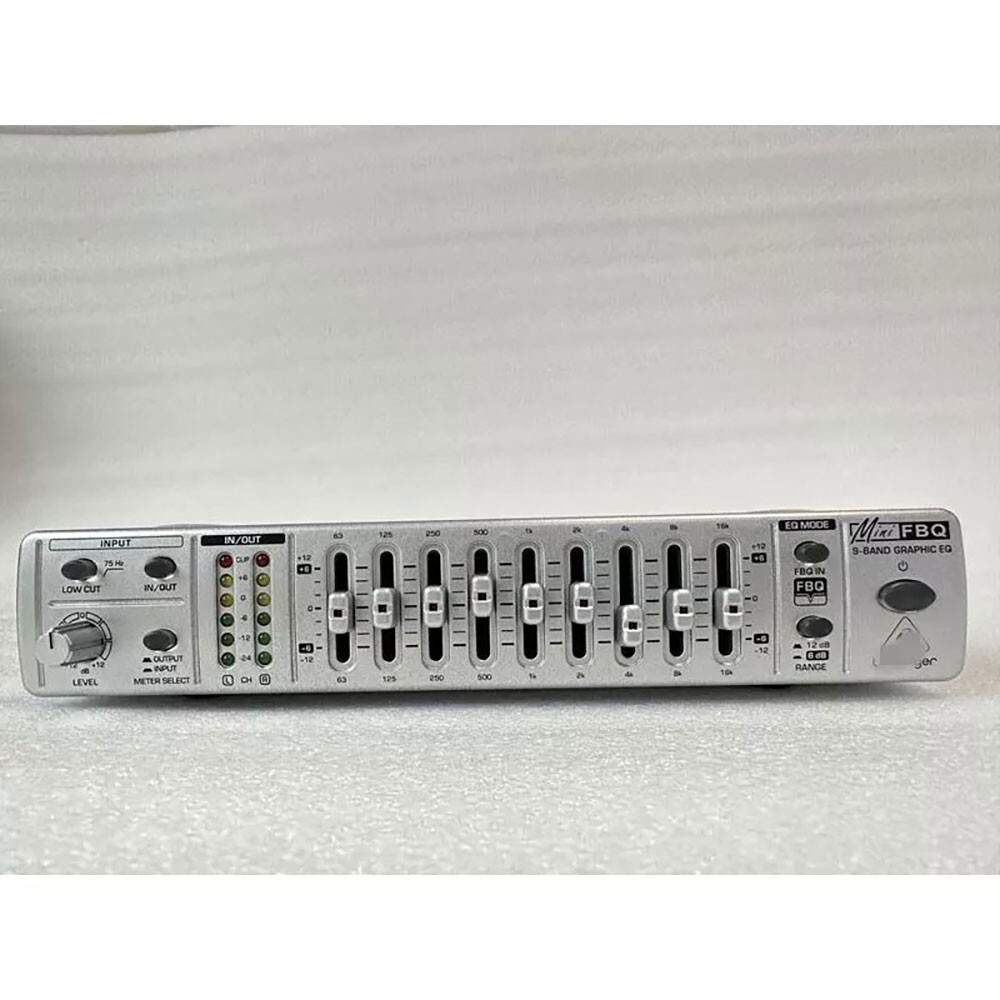 FBQ800 Ultra-compact 9-Band Graphic EQ Equalizer Suppressor Equalizer Processor