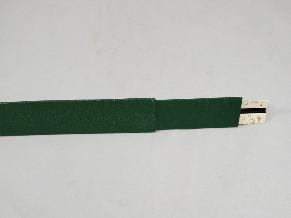 Faber Castell Triangular Engineering Ruler w/ Green Box 883/72 Germany Vintage
