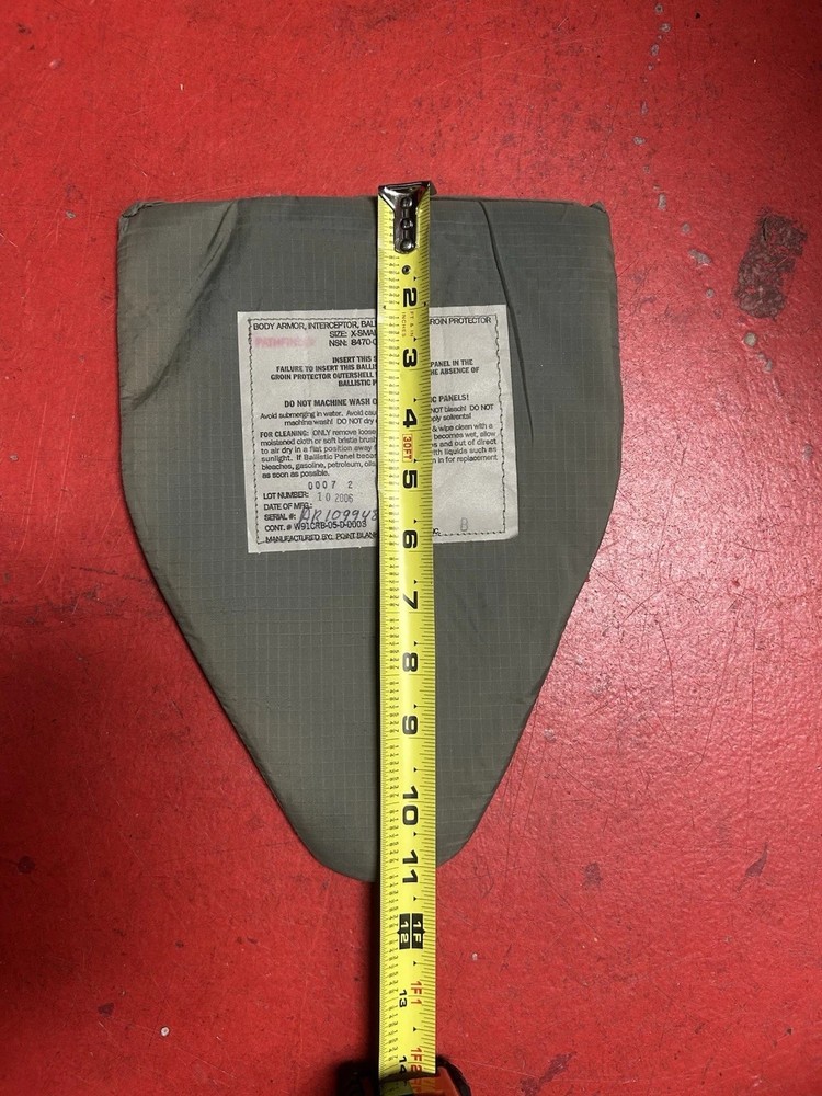 USGI Army Groin Protector X Small- Medium Long