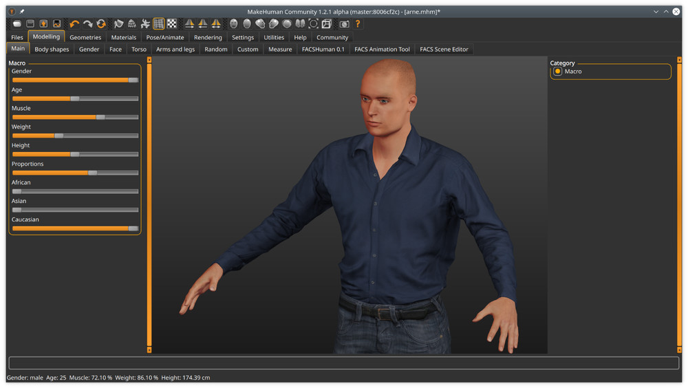 MakeHuman 3D Character Creator - Mac & Windows Photorealistic Modeling Software
