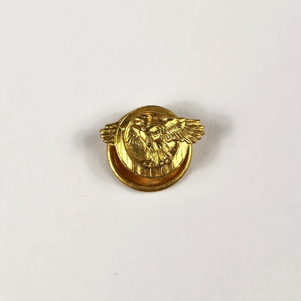 WW2 WWII Discharge Buttonhole Pin Ruptured Duck Vintage Original Cufflink Stud