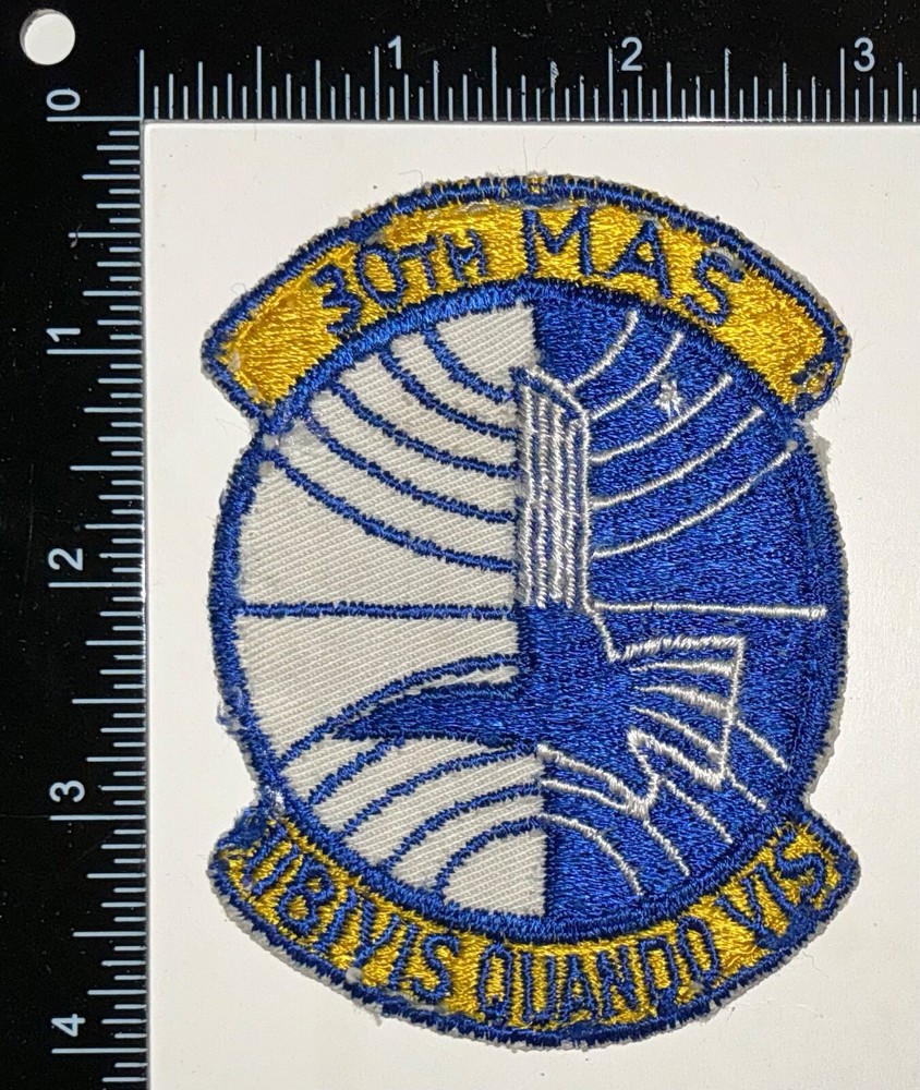 Cold War USAF US Air Force 30th Military Airlift Squadron Patch