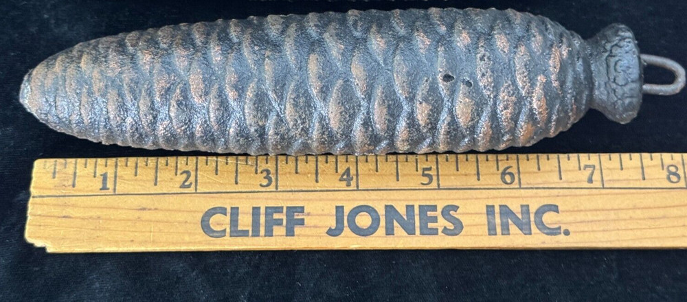 Cuckoo Clock 8" Pinecone Weight 1488 grams