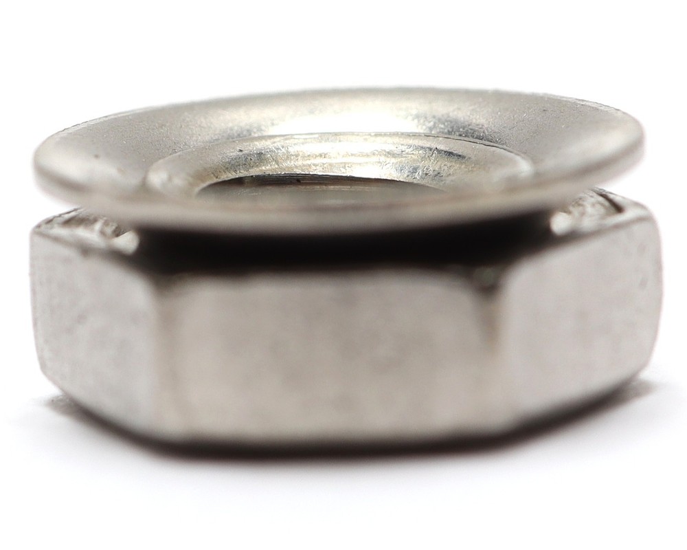#10-32 Stainless Steel Flange Nuts, 100pcs