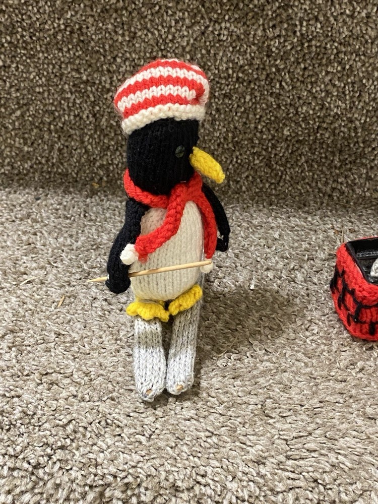 Homemade Knitted Penguins