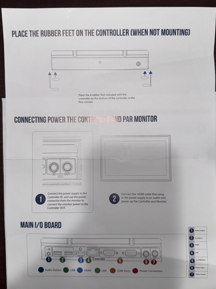 NEW!!! PAR M3720 KDS Quick Service Controller