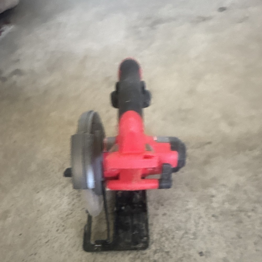 Bauer Cordless Circular Saw Red/Black Battery Left Blade Location
