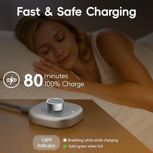 Smart Ring Charging Compatible with Ou-ra Ring Gen4 Charger, Fast Size 9