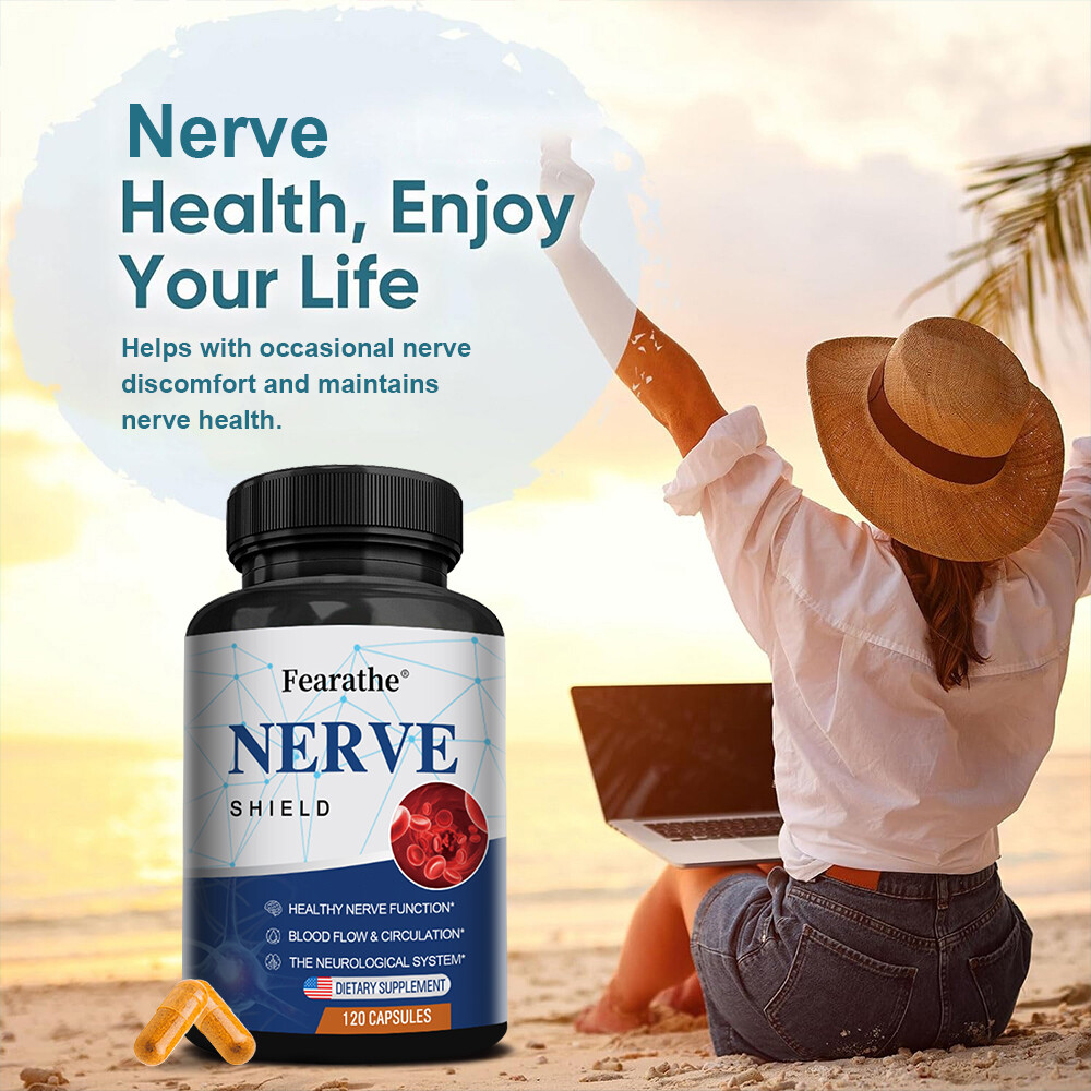 Nerve Shield Nerve Formula for Neuropathy, Nerve Function, Blood Flow