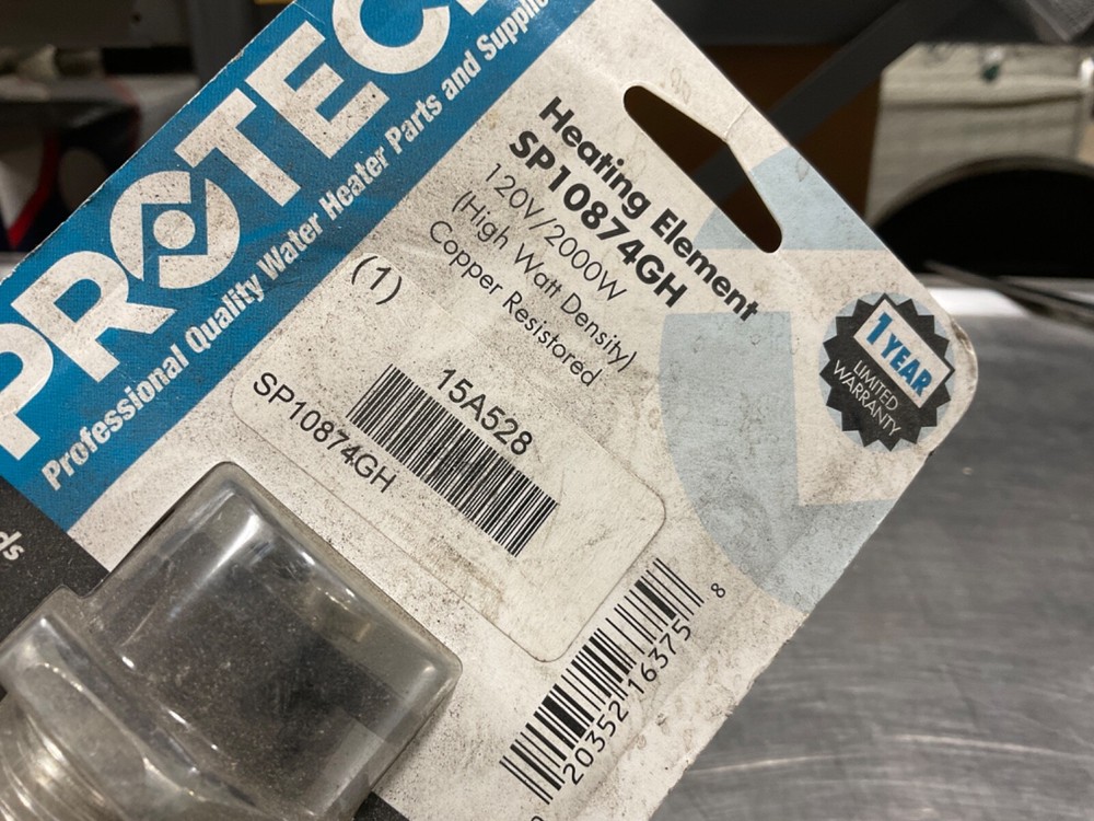PROTECH 120-volt, 2000-watt Copper Heating Element SP10874GH NEW
