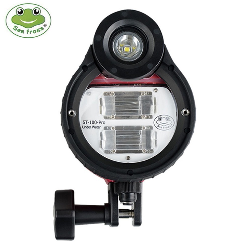 Seafrogs ST100 Pro 100m/325ft Underwater Strobe Waterproof Camera Flash Light