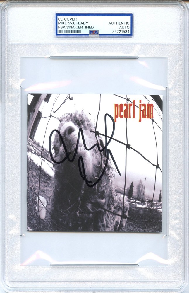 Mike McCready Signed Autographed CD Cover "Vs." Pearl Jam PSA/DNA Authenticated