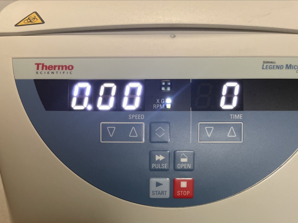 Thermo Sorvall 75002494 Legend Micro 17 Centrifuge w/ 75003473 Rotor