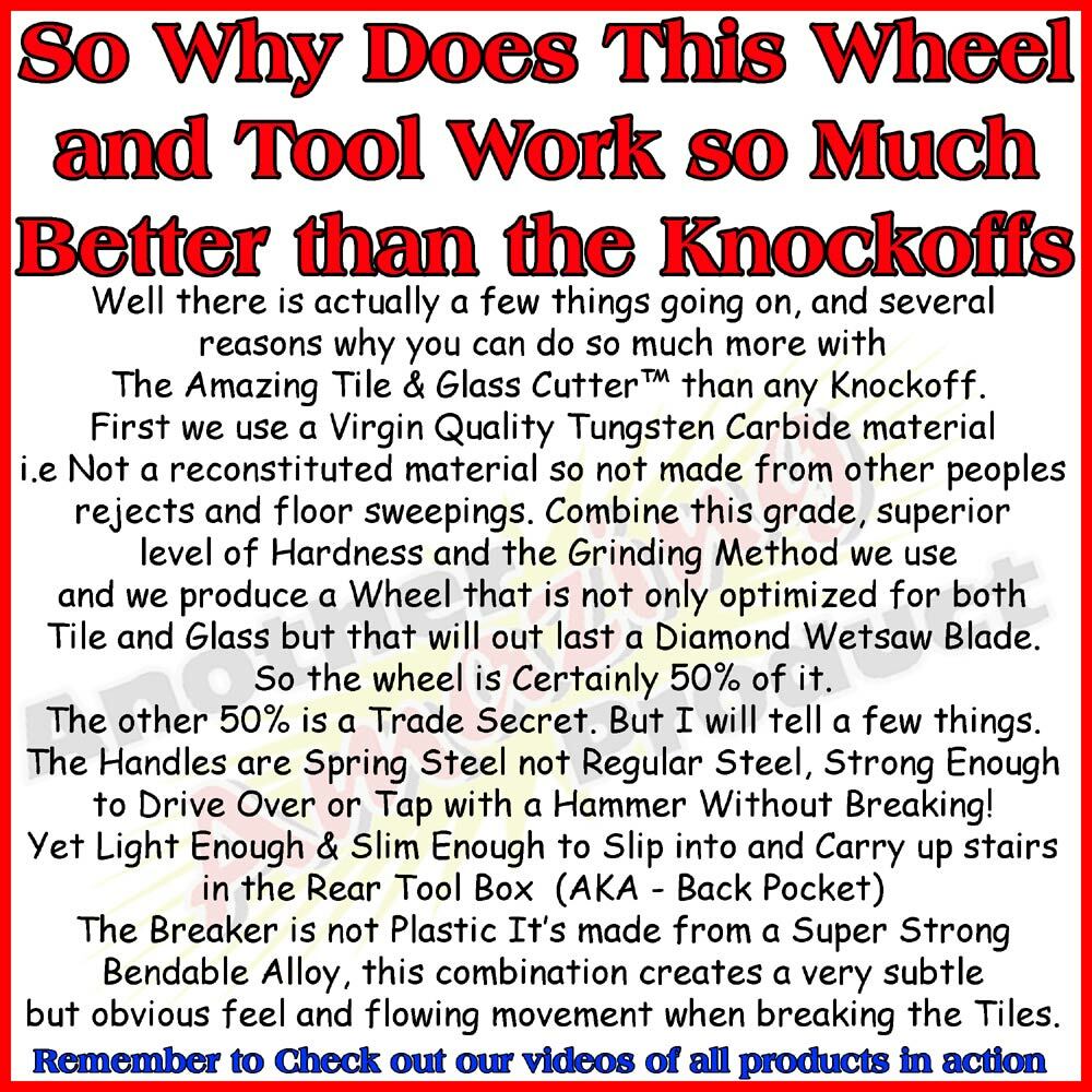 Ceramic Tile Cutter Hand Tool Kit Tile Saw Blades and Tile Drill Bits