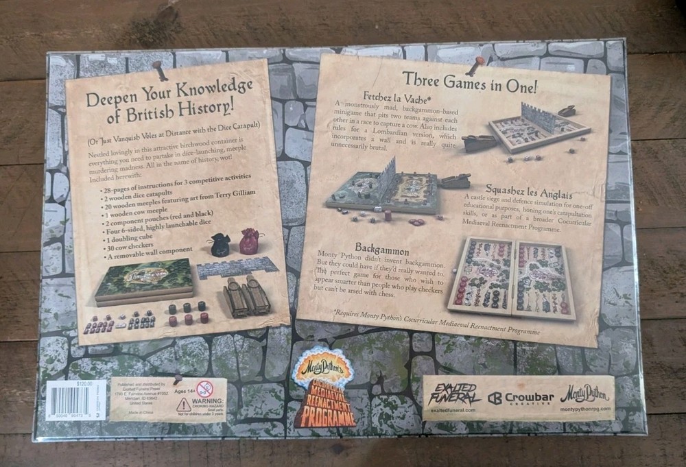 Monty Python RPG: Fetchez la Vache! 3-in-1 Game Set