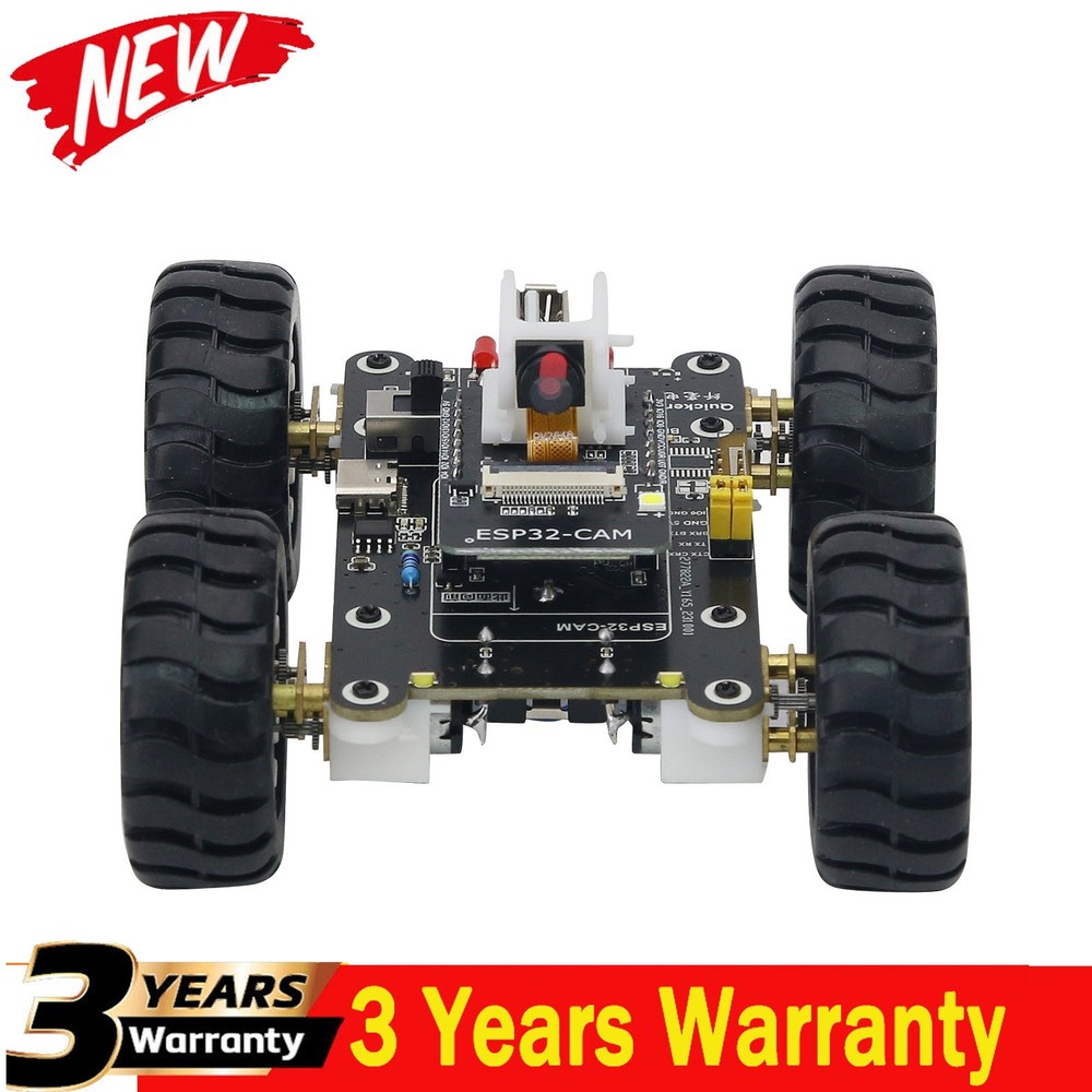 ESP32CAM WiFi Robot Car Kit with Camera Arduino Python Programming RC Smart Car