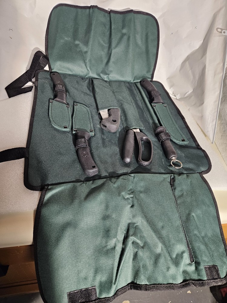 SARGE Outdoors Processing Kit 6 Piece Set for Meat Processing Canvas Case
