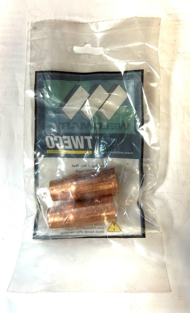 Tweco Weldmark WMK21-50F Nozzle 1/2" Flush, 2 pack