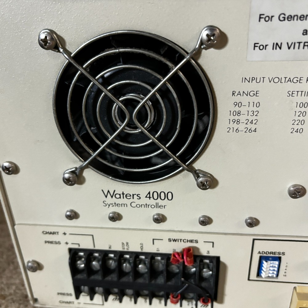 WATERS 4000 MULTISOLVENT DELIVERY SYSTEM CONTROLLER MILLIPORE 50/60 Hz 🎯