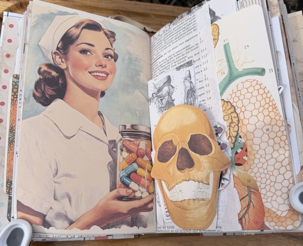 Handmade Nurse Junk Journal