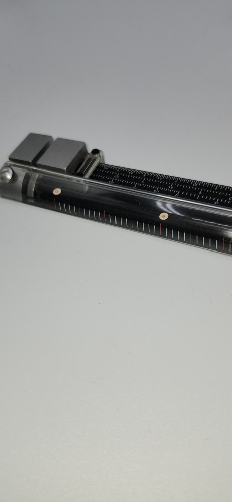Vintage Gerber Variable Scale TP007100B Engineering Slide Rule & Leather Case
