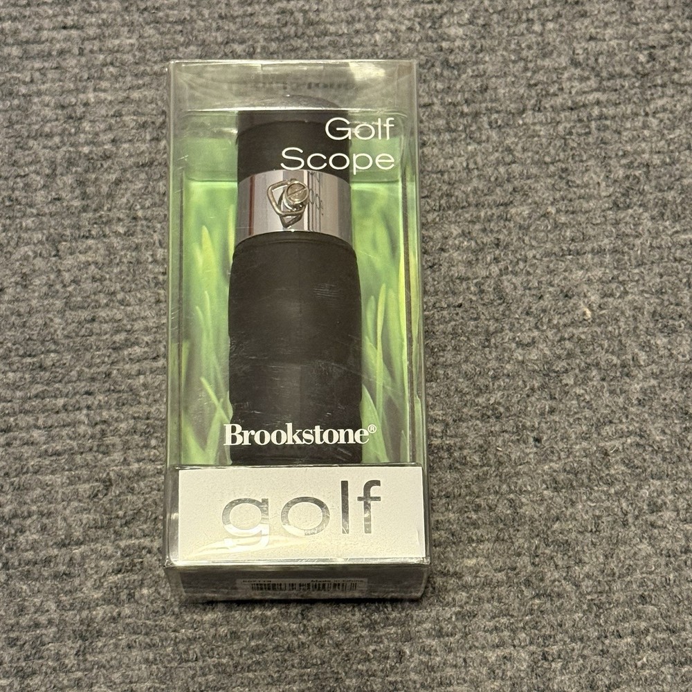 Brookstone GOLF SCOPE 10x25mm Golfscope with Original Box