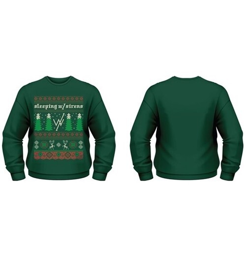 SLEEPING WITH SIRENS festive jumper XL