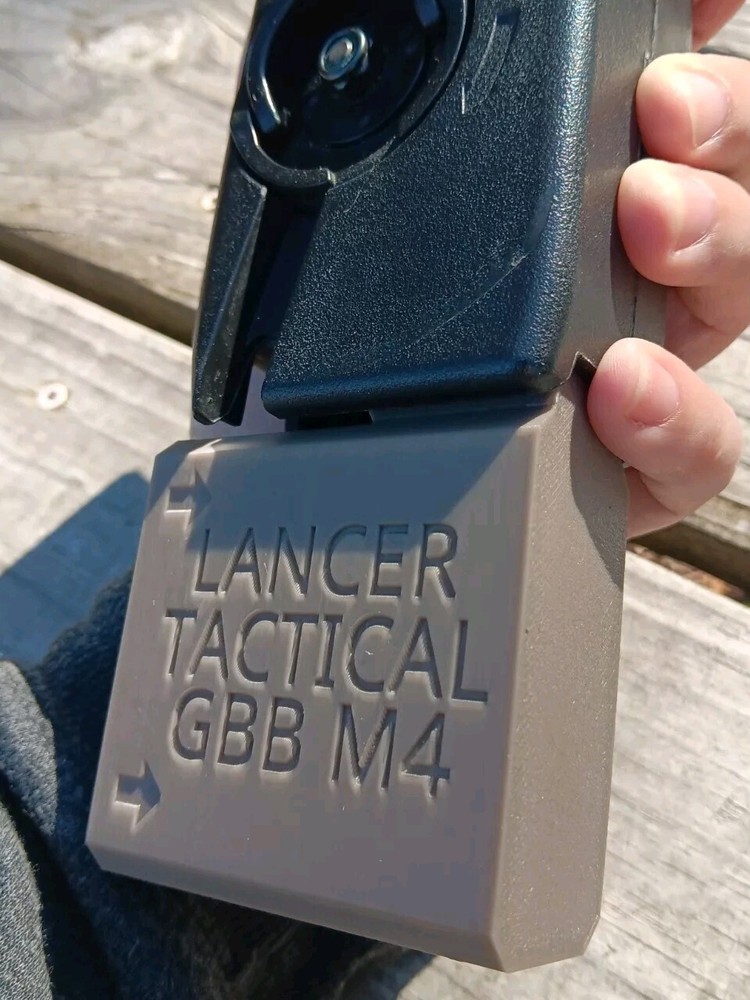 Lancer Tactical M4 GBBR Airsoft Odin Speedloader Adapter Tan
