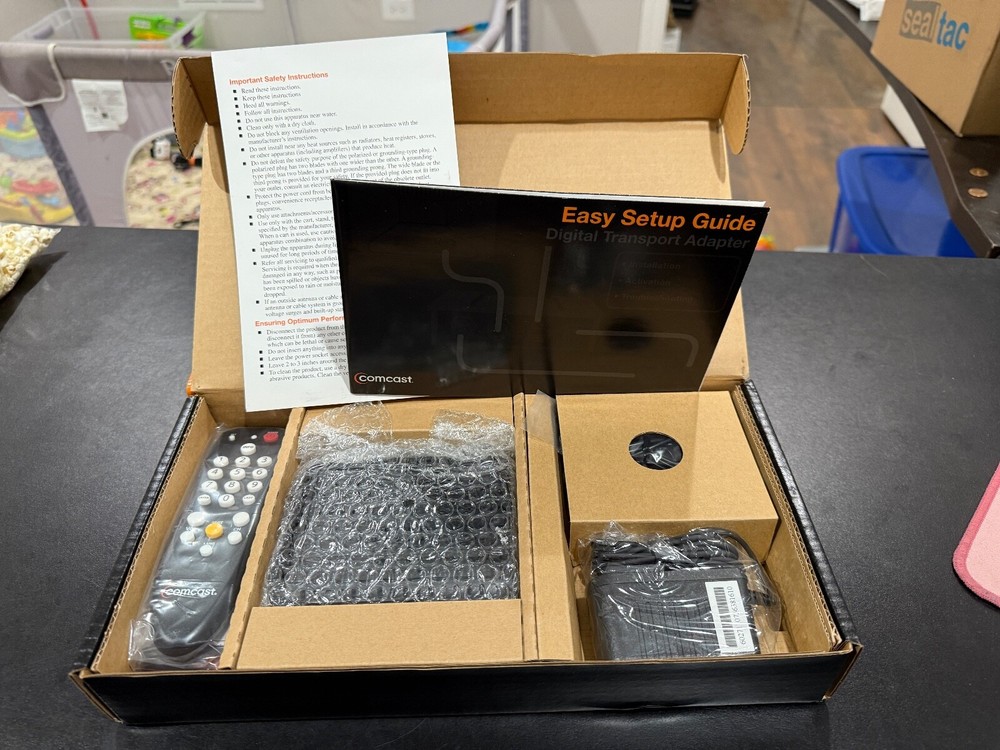 *NEW* Comcast Digital Transport Adapter Self-Installation Kit DCI1011COM